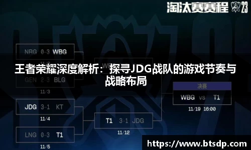 王者荣耀深度解析：探寻JDG战队的游戏节奏与战略布局